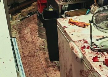 Un miembro de los Latin King acuchilla a su pareja en un bar de Madrid en presencia de su hija pequeña