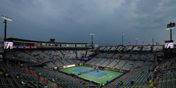 La lluvia paraliza el US Open: se suspende el partido de Rafael Jódar y se aplaza el de Paula Badosa a dos puntos de la victoria La lluvia paraliza el US Open: se suspende el partido de Rafael Jódar y se aplaza el de Paula Badosa a dos puntos de la victoria
