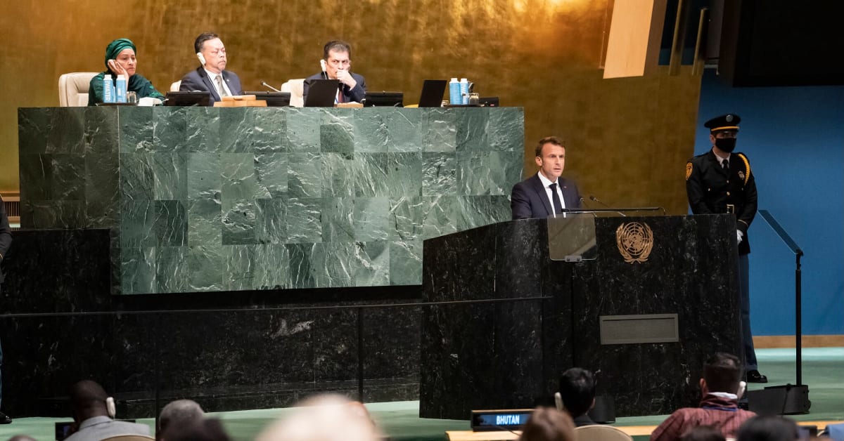 Macron defiende el multilateralismo y critica el doble rasero en la ONU