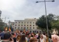 Cientos de ceutíes se concentran frente a la Delegación del Gobierno para exigir protección para la frontera