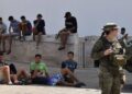 Graban en Ceuta una trampa en un acantilado diseñada para provocar la caída de militares al vacío