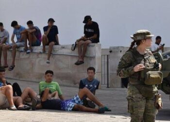 Graban en Ceuta una trampa en un acantilado diseñada para provocar la caída de militares al vacío