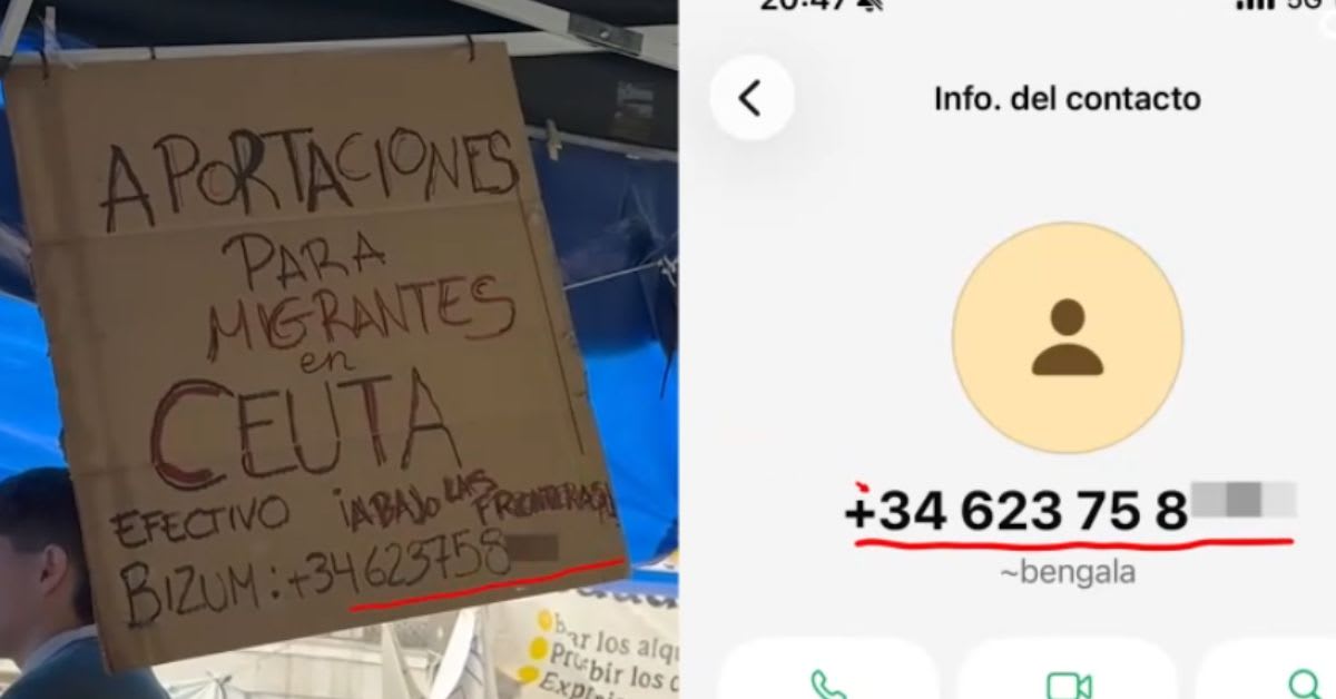 «Timo en Sol»: Usan el Bizum de una prostituta para sacar dinero bajo el pretexto de ayudar a los migrantes de Ceuta «Timo en Sol»: Usan el Bizum de una prostituta para sacar dinero bajo el pretexto de ayudar a los migrantes de Ceuta