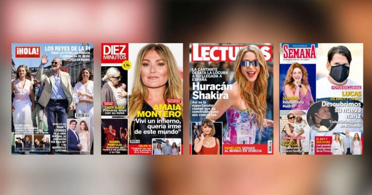Las portadas de las revistas del corazón: Shakira en Madrid, la presencia de los Reyes en la Fórmula 1 y la nueva vida de Anabel Pantoja Las portadas de las revistas del corazón: Shakira en Madrid, la presencia de los Reyes en la Fórmula 1 y la nueva vida de Anabel Pantoja