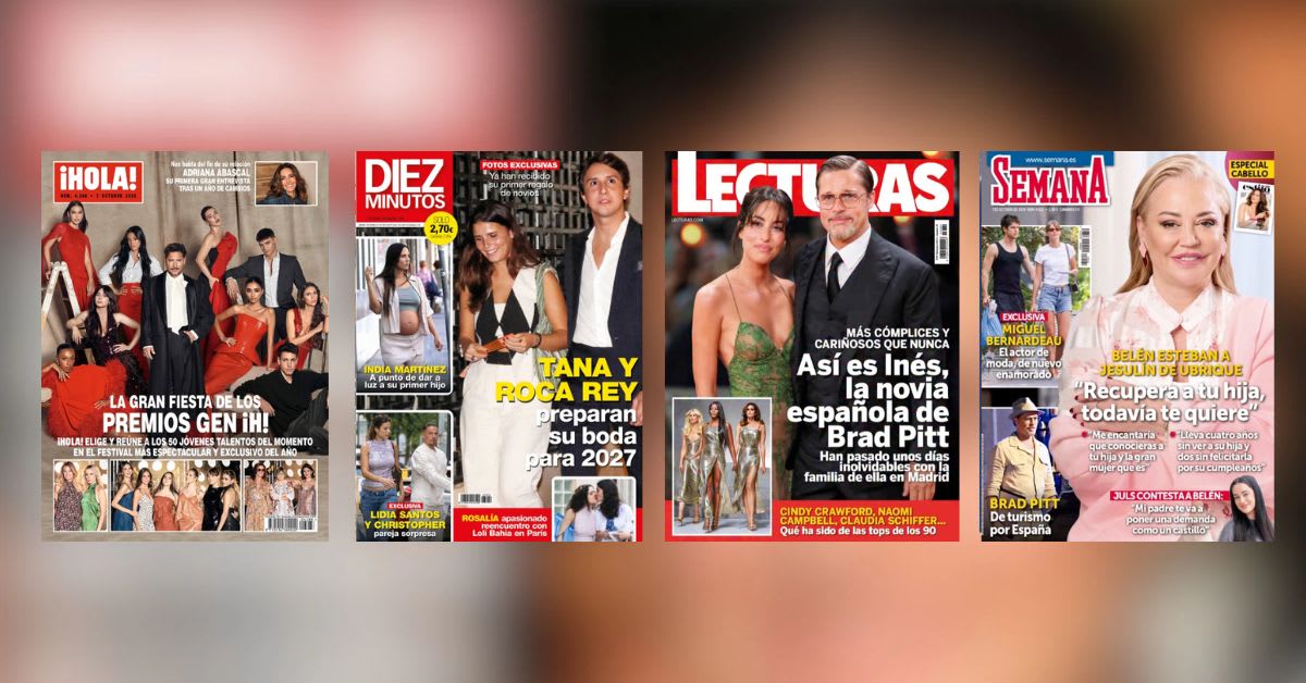 Las portadas de las revistas del corazón de hoy, miércoles 30 de septiembre: de Belén Esteban y Jesulín a Miguel Bernardeau Las portadas de las revistas del corazón de hoy, miércoles 30 de septiembre: de Belén Esteban y Jesulín a Miguel Bernardeau