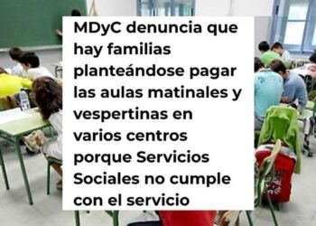 MDyC denuncia gestión de aulas en centros educativos