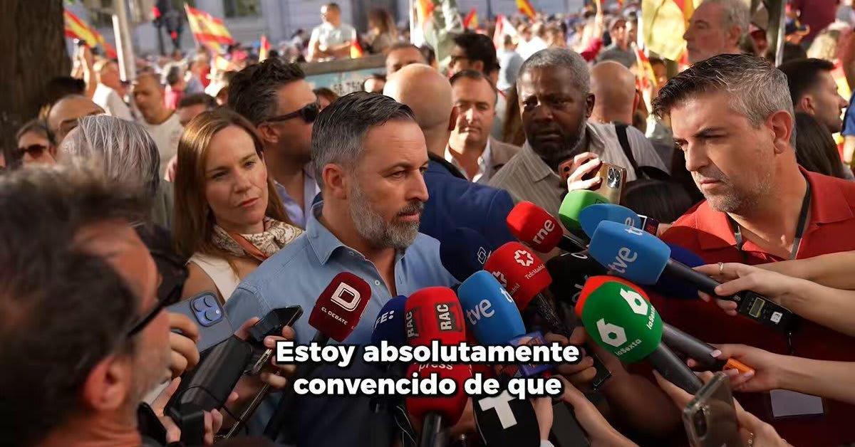 Vox Ceuta comparte mensaje de Sánchez Abascal sobre inmigración Vox Ceuta comparte mensaje de Sánchez Abascal sobre inmigración