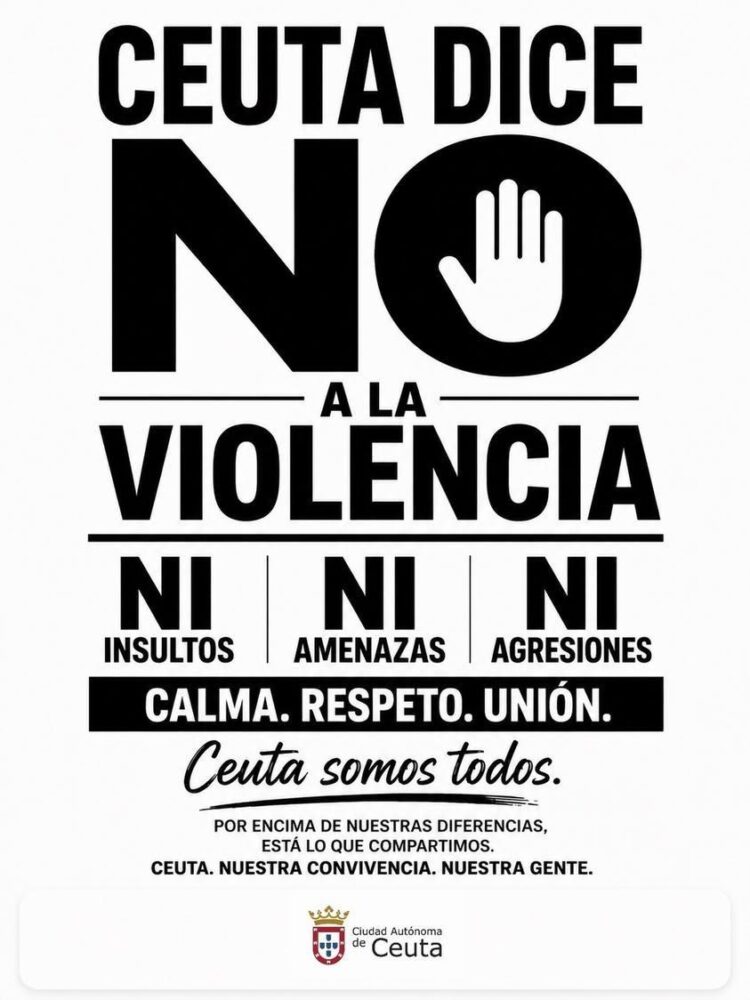 El Gobierno de Ceuta condena toda forma de violencia