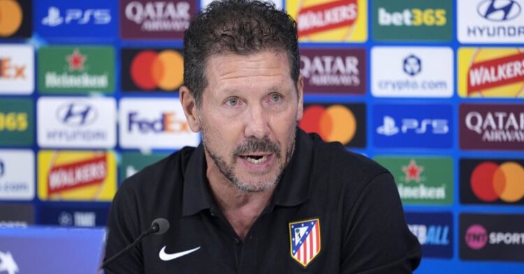 Simeone fija la meta del Atlético de Madrid en la Champions League: «Es muy importante la final en el Metropolitano» Simeone fija la meta del Atlético de Madrid en la Champions League: «Es muy importante la final en el Metropolitano»