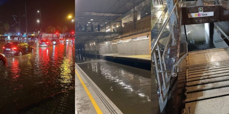 Tormentas en Valencia dejan 478 incidentes por inundaciones