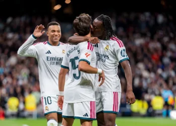 El Real Madrid encadena su tercer triunfo en Europa tras golear al Leipzig antes del Clásico (4-1) El Real Madrid encadena su tercer triunfo en Europa tras golear al Leipzig antes del Clásico (4-1)