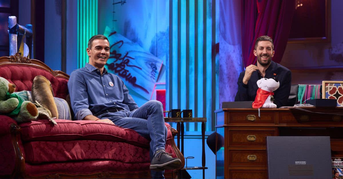Pedro Sánchez responde en ‘La Revuelta’ a las preguntas clásicas sobre patrimonio y vida sexual en plena precampaña Pedro Sánchez responde en ‘La Revuelta’ a las preguntas clásicas sobre patrimonio y vida sexual en plena precampaña