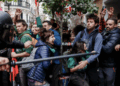 Suspendida la visita de la consejera de Educación de Madrid a un centro de FP en Vallecas por motivos de seguridad ante las protestas Suspendida la visita de la consejera de Educación de Madrid a un centro de FP en Vallecas por motivos de seguridad ante las protestas