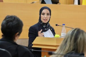 Fatima Hamed interviene en el Pleno de la Asamblea de Ceuta