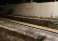 PSOE exige limpieza de pintadas en cementerio de Santa Catalina PSOE exige limpieza de pintadas en cementerio de Santa Catalina