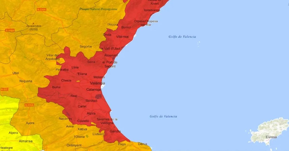 Alerta amarilla, naranja o roja: cuándo hay peligro de verdad según AEMET Alerta amarilla, naranja o roja: cuándo hay peligro de verdad según AEMET