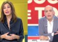 Ana Rosa Quintana y Nacho Abad reprchan en Mediaset las descalificaciones de Javier Milei hacia Pedro Sánchez: «Es inadmisible»
