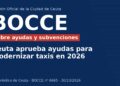Ceuta aprueba ayudas para modernizar taxis en 2026 Ceuta aprueba ayudas para modernizar taxis en 2026