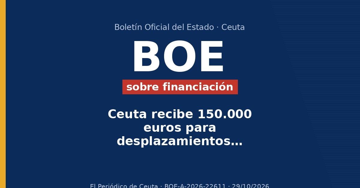 Ceuta recibe 150.000 euros para desplazamientos deportivos Ceuta recibe 150.000 euros para desplazamientos deportivos