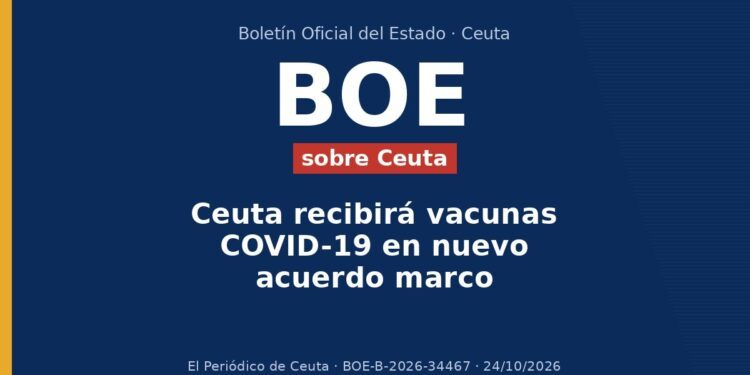 BOE sobre Ceuta: Ceuta recibirá vacunas COVID-19 en nuevo acuerdo marco