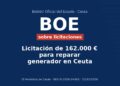 Licitación de 162.000 € para reparar generador en Ceuta Licitación de 162.000 € para reparar generador en Ceuta