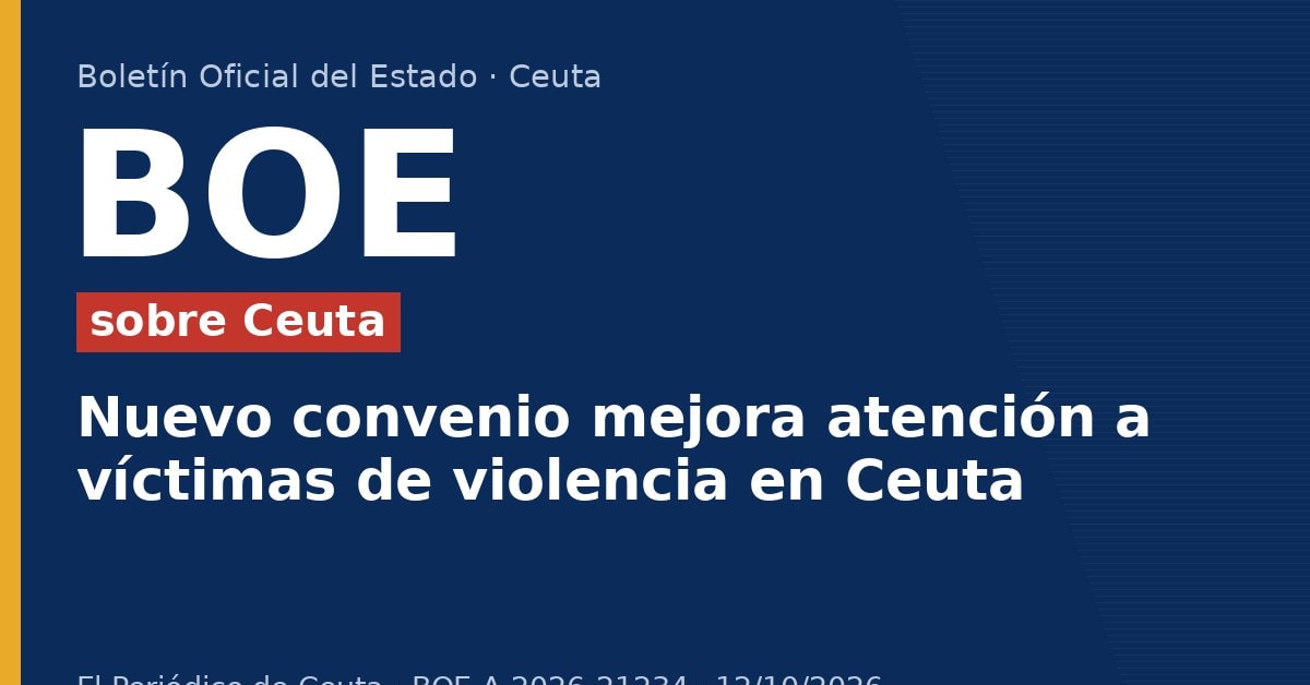 Nuevo convenio mejora atención a víctimas de violencia en Ceuta Nuevo convenio mejora atención a víctimas de violencia en Ceuta