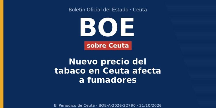 BOE sobre Ceuta: Nuevo precio del tabaco en Ceuta afecta a fumadores