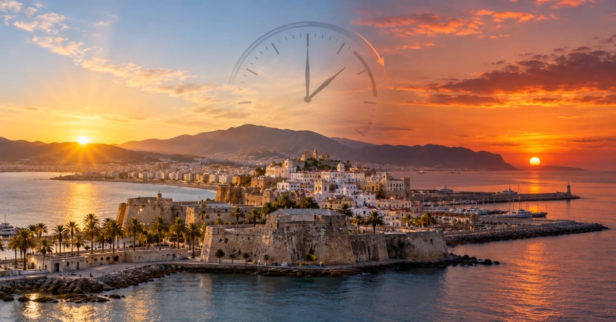 Cambio de hora en Ceuta: a qué hora amanecerá y anochecerá desde el domingo Cambio de hora en Ceuta: a qué hora amanecerá y anochecerá desde el domingo