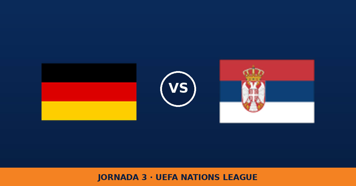 Alemania – Serbia, en directo: jornada 3 de UEFA Nations League
