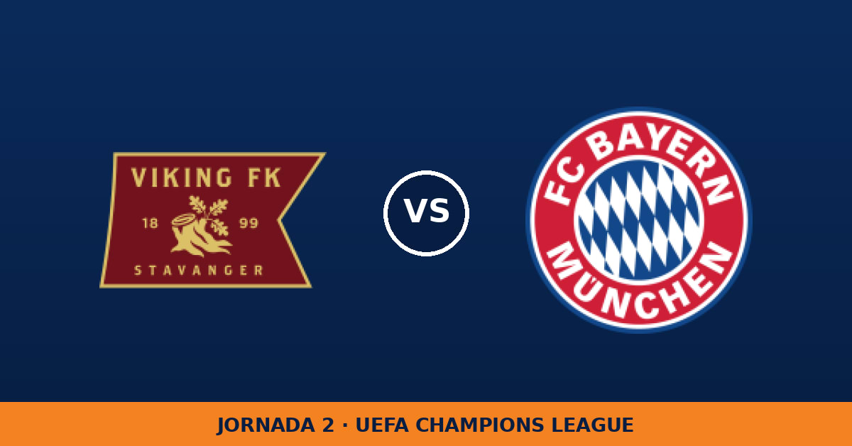 Viking – Bayern Múnich: horario y dónde ver el partido Viking – Bayern Múnich: horario y dónde ver el partido
