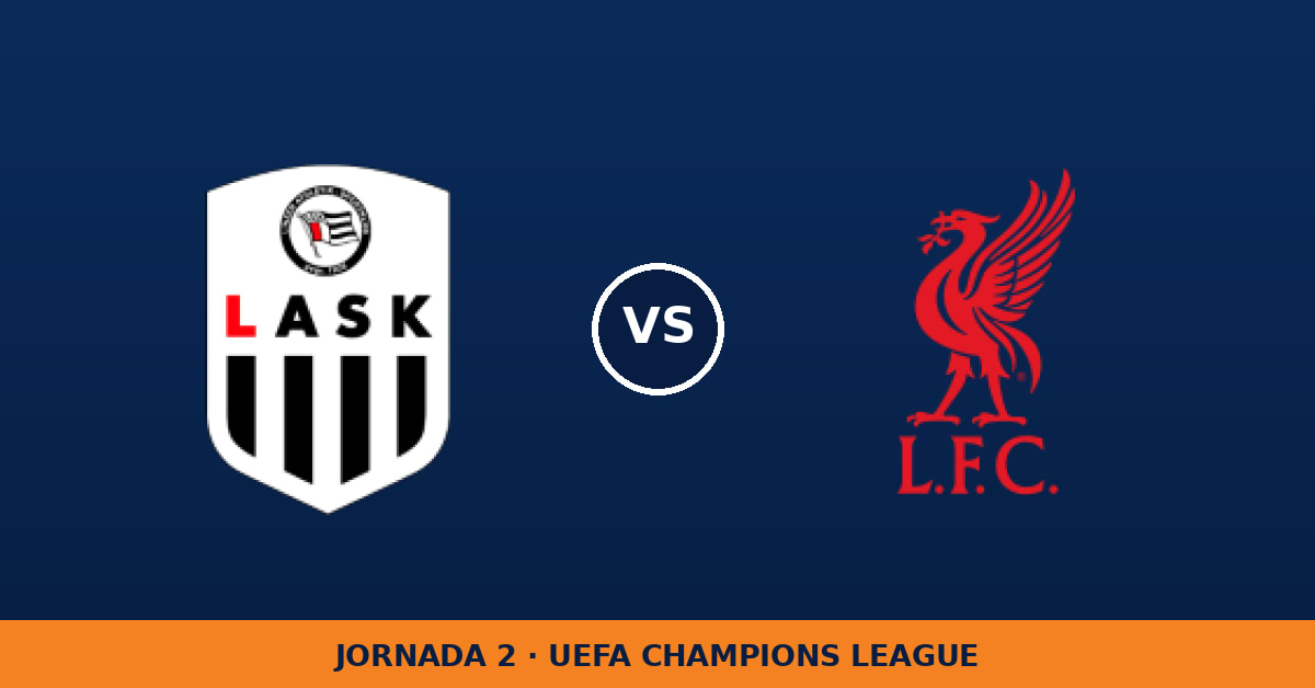 Lask Linz – Liverpool: horario y dónde ver el partido