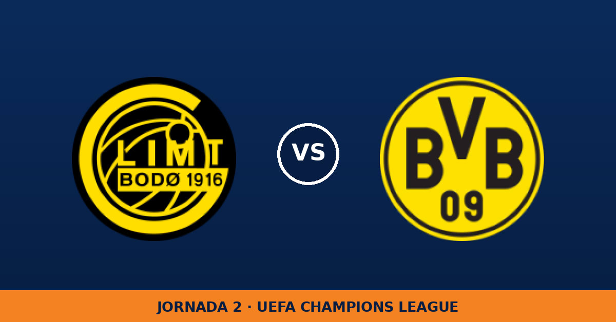 Bodo/Glimt – Borussia Dortmund: horario y dónde ver el partido