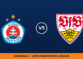 Slovan Bratislava – VfB Stuttgart: horario y dónde ver el partido Slovan Bratislava – VfB Stuttgart: horario y dónde ver el partido