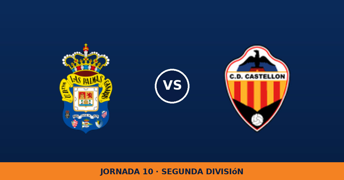 Las Palmas – Castellón: horario y dónde ver el partido