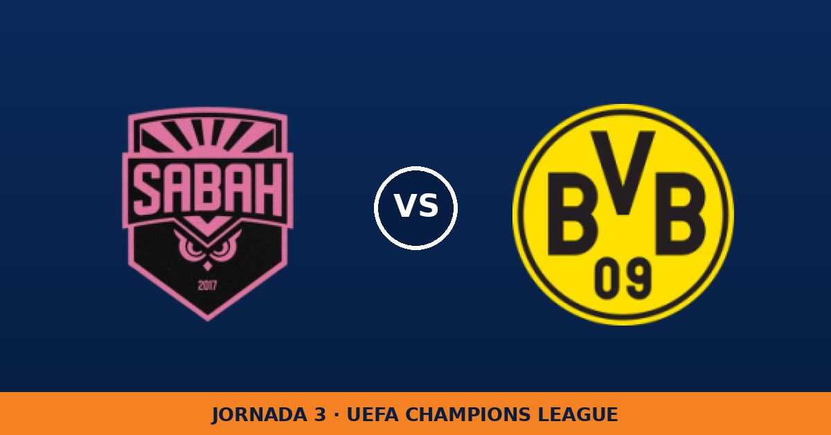 Sabah FA – Borussia Dortmund: horario y dónde ver el partido Sabah FA – Borussia Dortmund: horario y dónde ver el partido