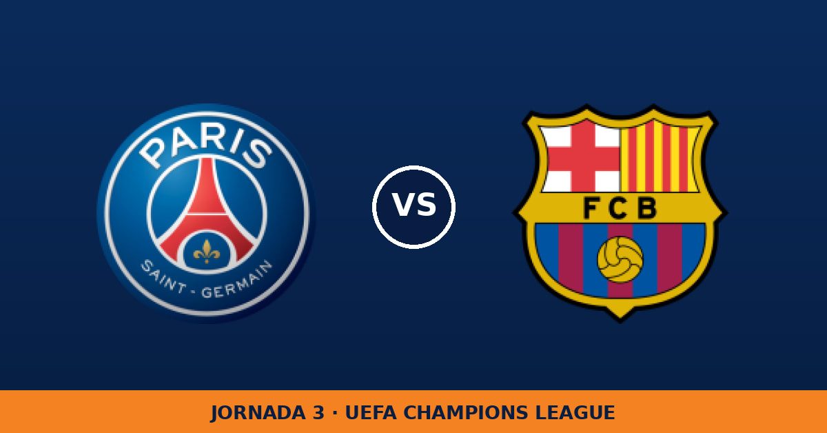 Paris Saint Germain – Barcelona: horario y dónde ver el partido