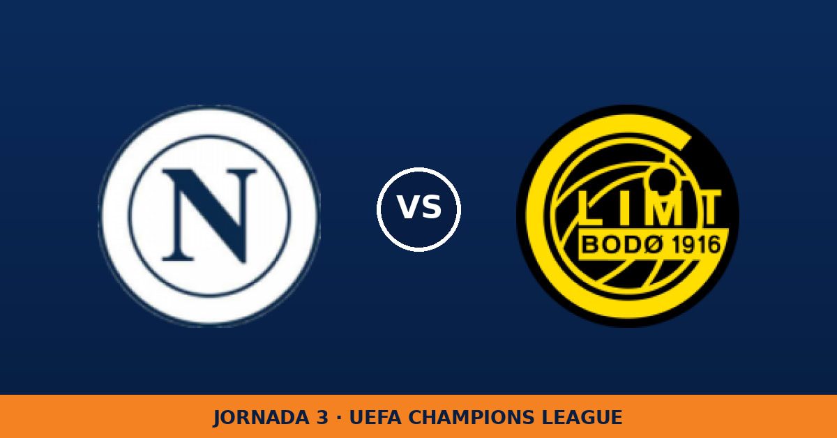 Napoli – Bodo/Glimt: horario y dónde ver el partido Napoli – Bodo/Glimt: horario y dónde ver el partido