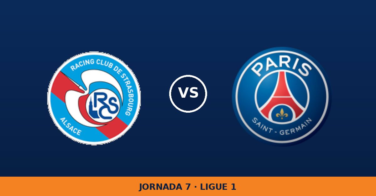 Strasbourg – Paris Saint Germain, en directo: jornada 7 de Ligue 1