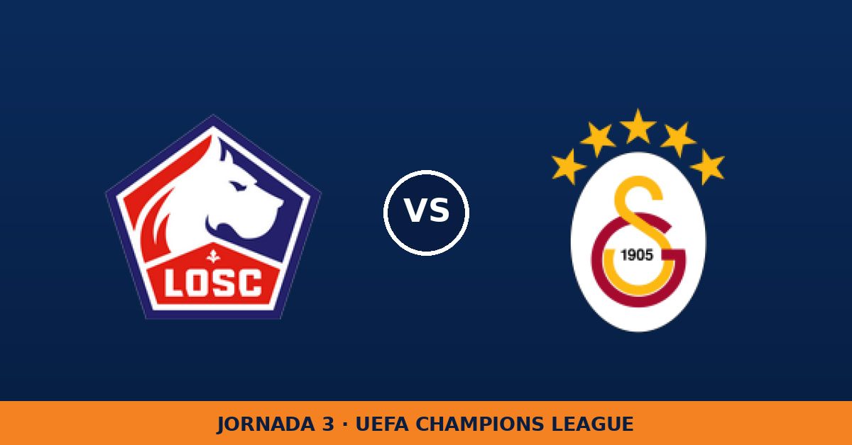 Lille – Galatasaray: horario y dónde ver el partido Lille – Galatasaray: horario y dónde ver el partido
