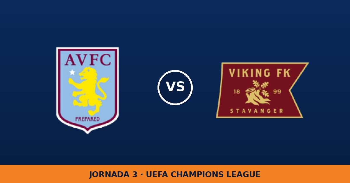 Aston Villa – Viking: horario y dónde ver el partido Aston Villa – Viking: horario y dónde ver el partido