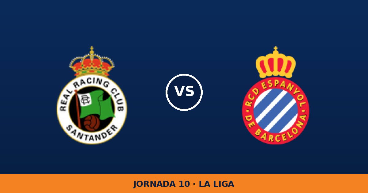 Racing de Santander – Espanyol: horario y dónde ver el partido