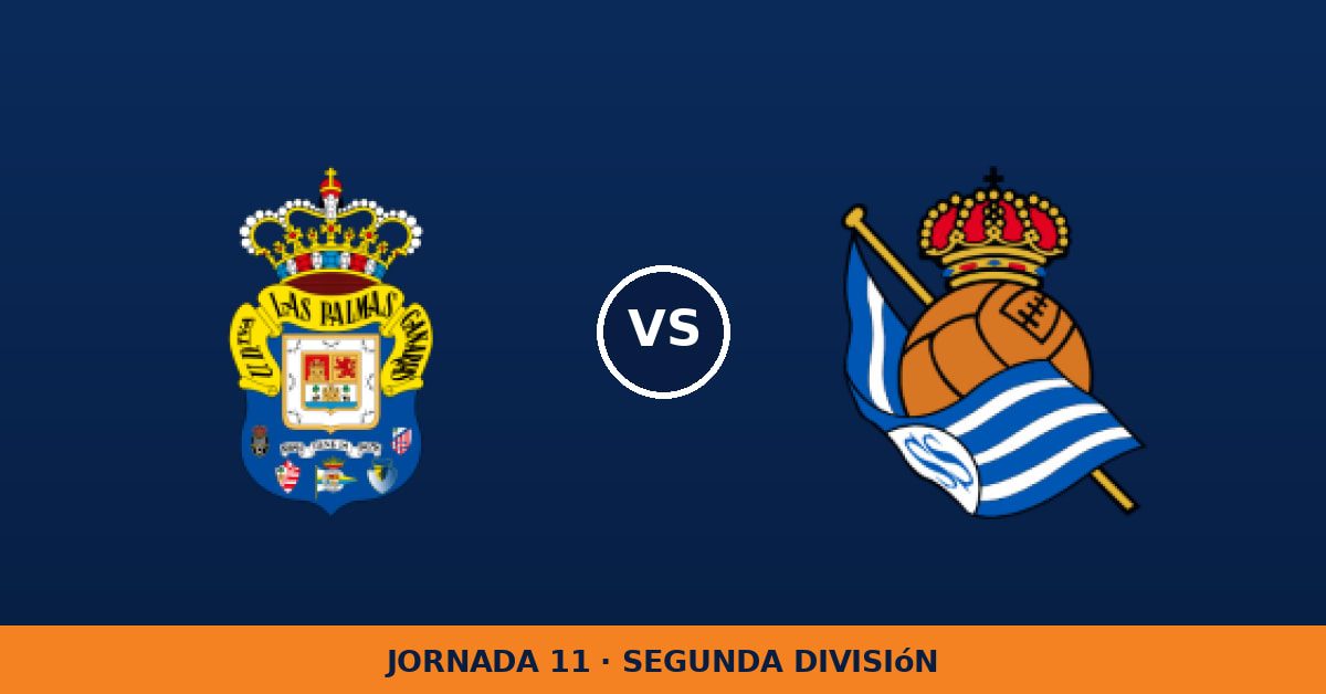 Las Palmas – Real Sociedad B: hora y dónde ver en TV Las Palmas – Real Sociedad B: hora y dónde ver en TV