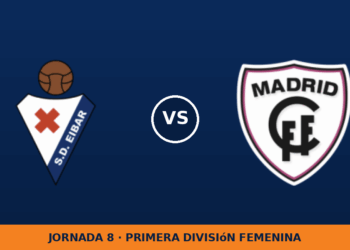Eibar W – Madrid CFF W: hora y canal de TV (DAZN)