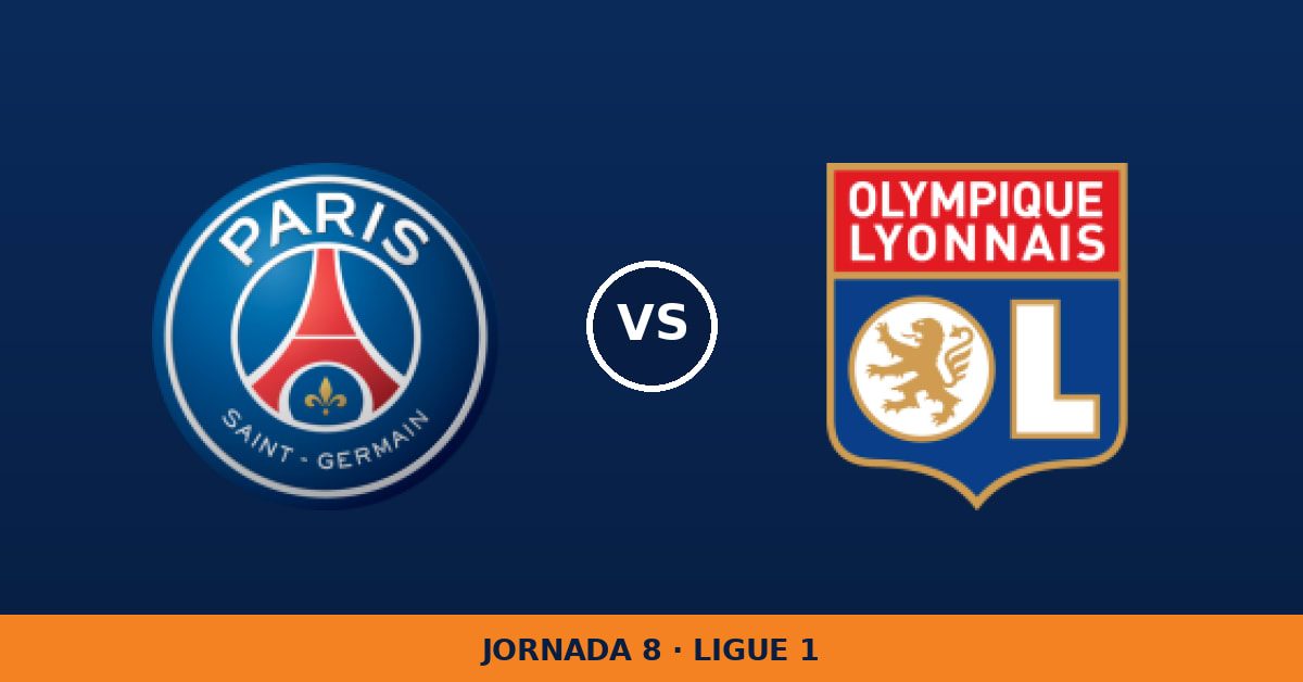 Paris Saint Germain – Lyon, en directo: jornada 8 de Ligue 1