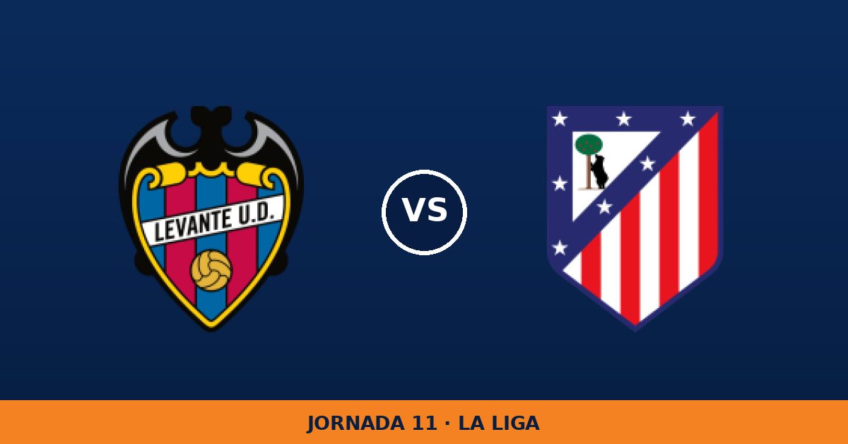 Levante – Atlético de Madrid: hora y canal de TV (DAZN)