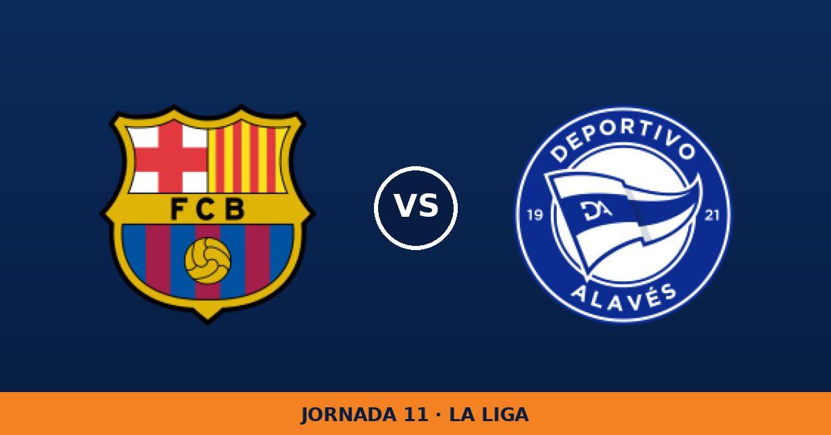 Barcelona – Alavés: horario y dónde ver el partido Barcelona – Alavés: horario y dónde ver el partido