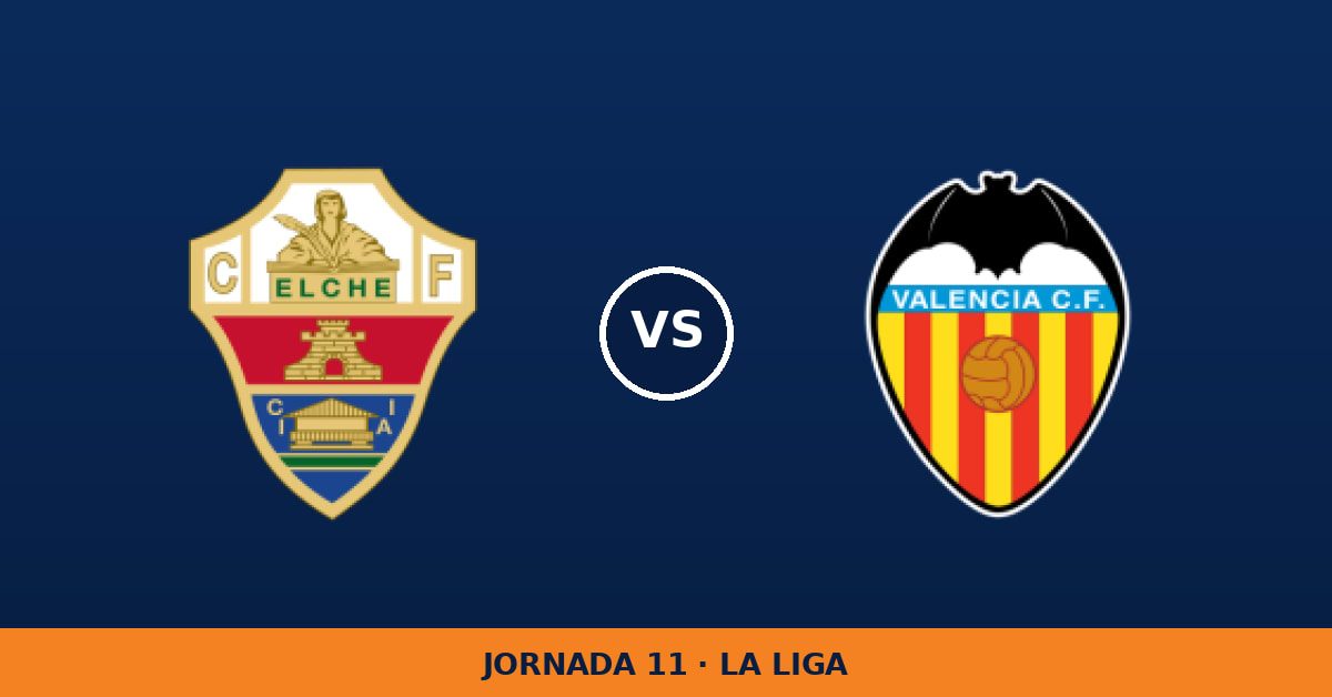 Elche – Valencia: hora y canal de TV (DAZN) Elche – Valencia: hora y canal de TV (DAZN)