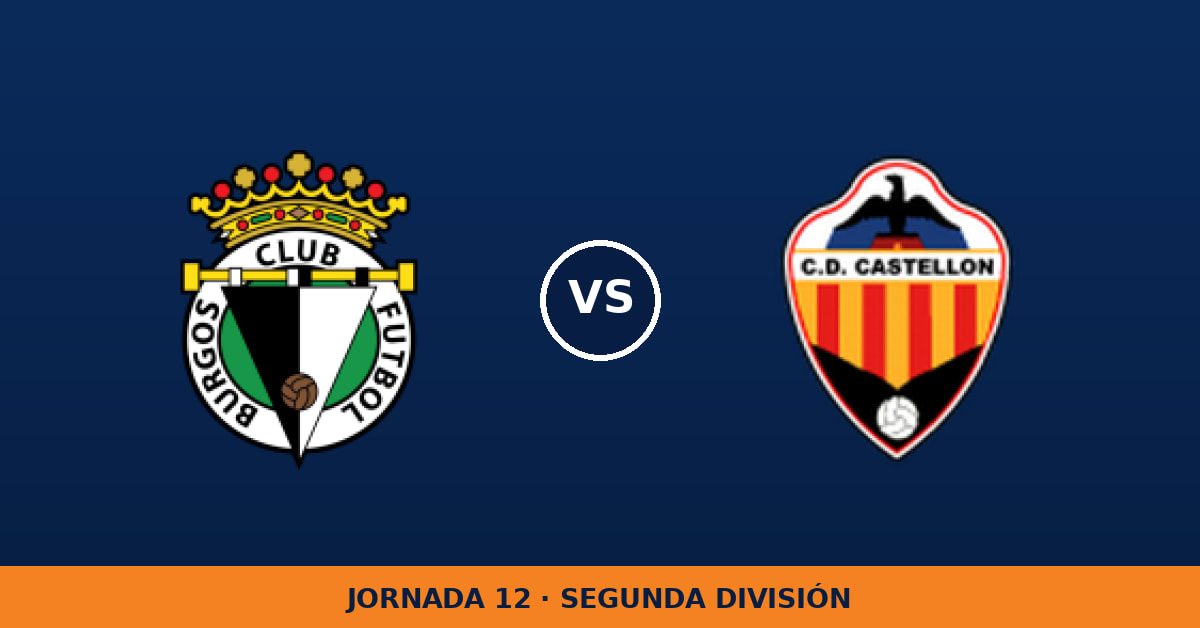 Burgos – Castellón: hora y canal de TV (LaLiga TV Hypermotion) Burgos – Castellón: hora y canal de TV (LaLiga TV Hypermotion)