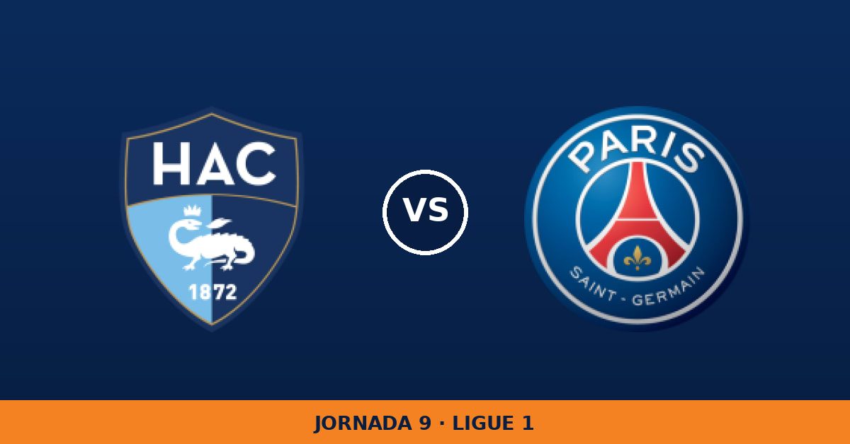 Le Havre 1-5 Paris Saint Germain: resultado y resumen