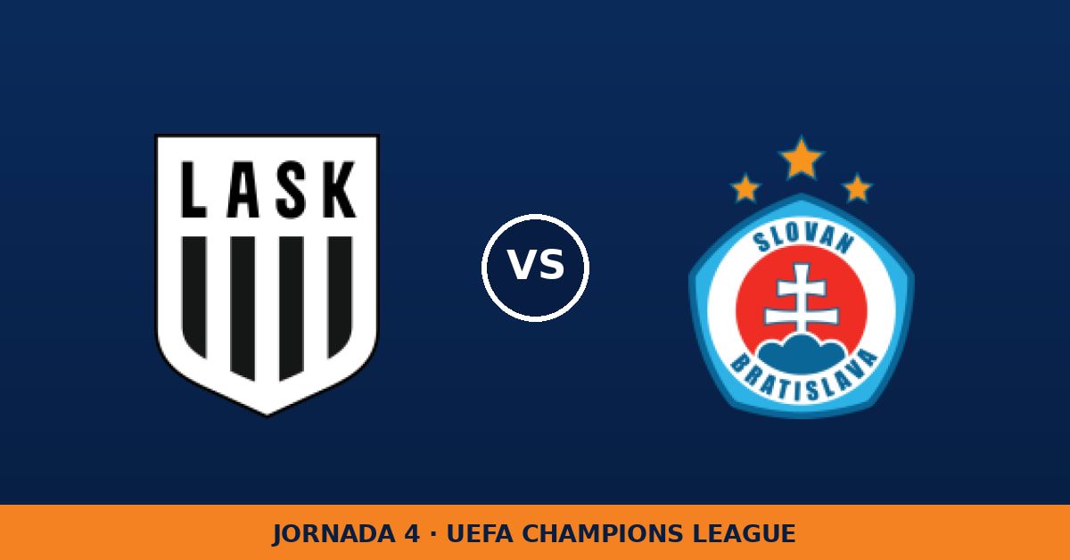 Lask Linz – Slovan Bratislava: horario y dónde ver el partido Lask Linz – Slovan Bratislava: horario y dónde ver el partido